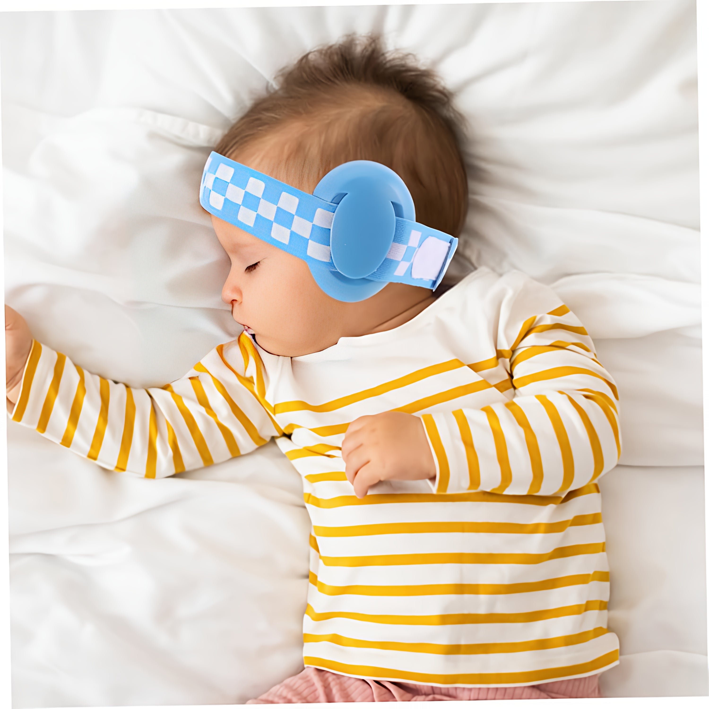 Amazon comfort noise reduction headphones newborn elastic band baby noise earmuffs 2 months baby available