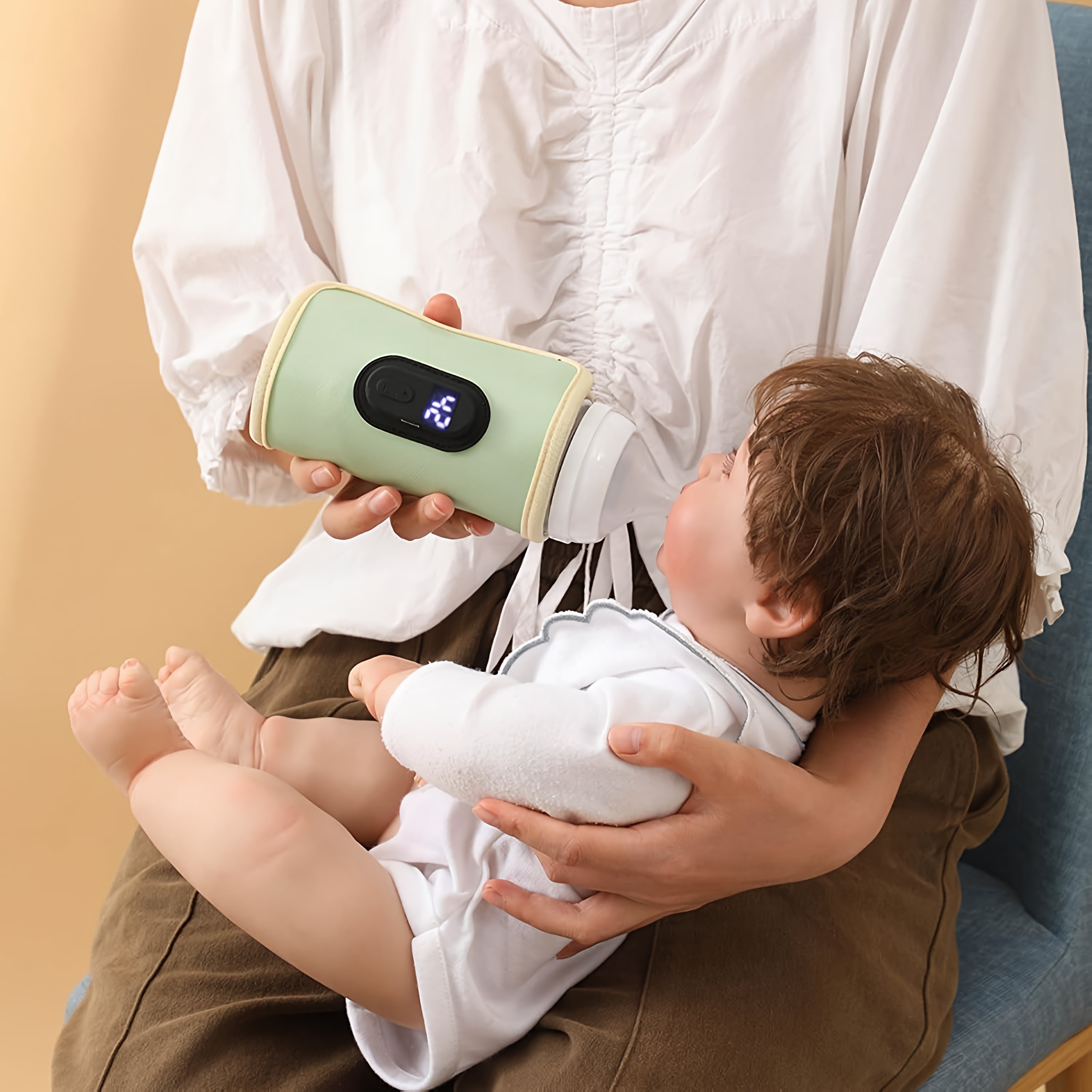 USB Intelligent Temperature Control Portable Milk Bottle Insulation Cover