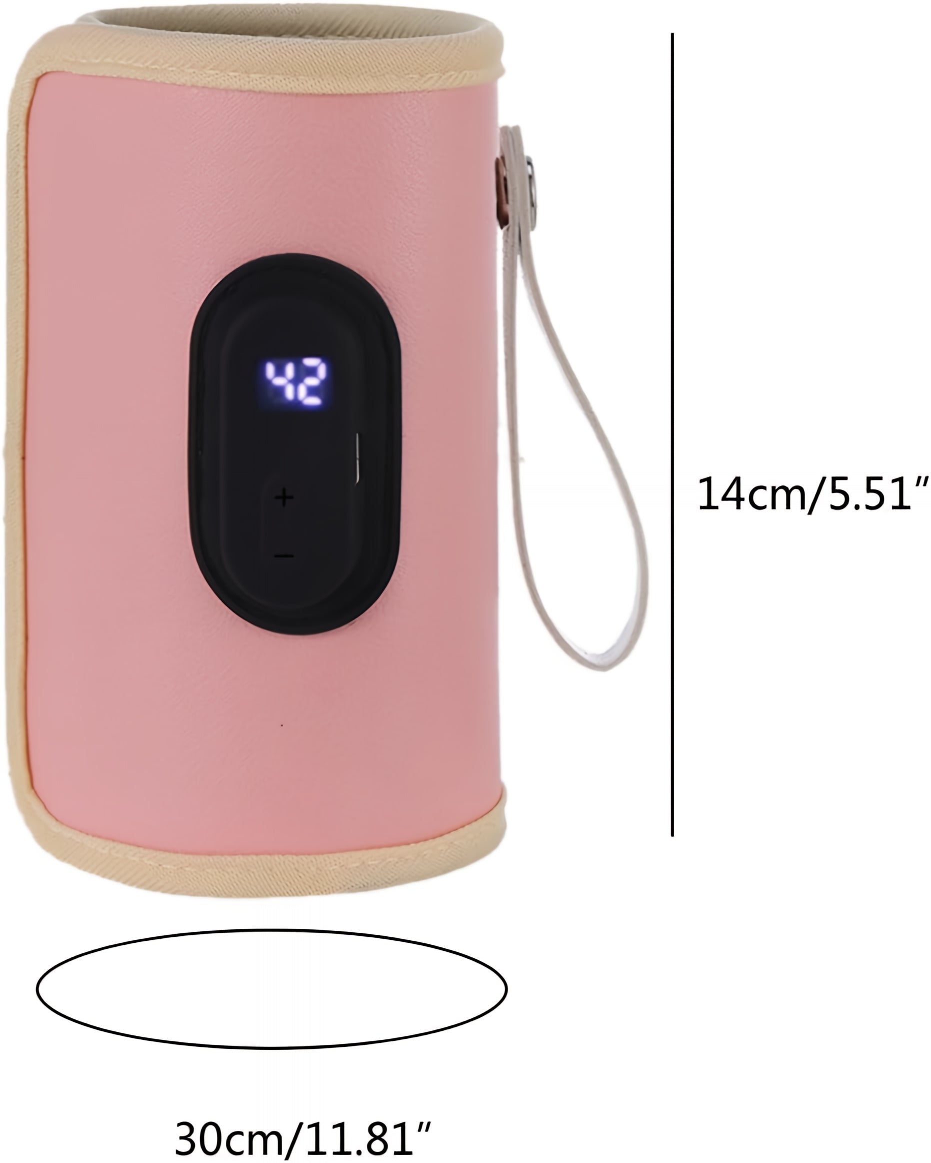 USB Intelligent Temperature Control Portable Milk Bottle Insulation Cover