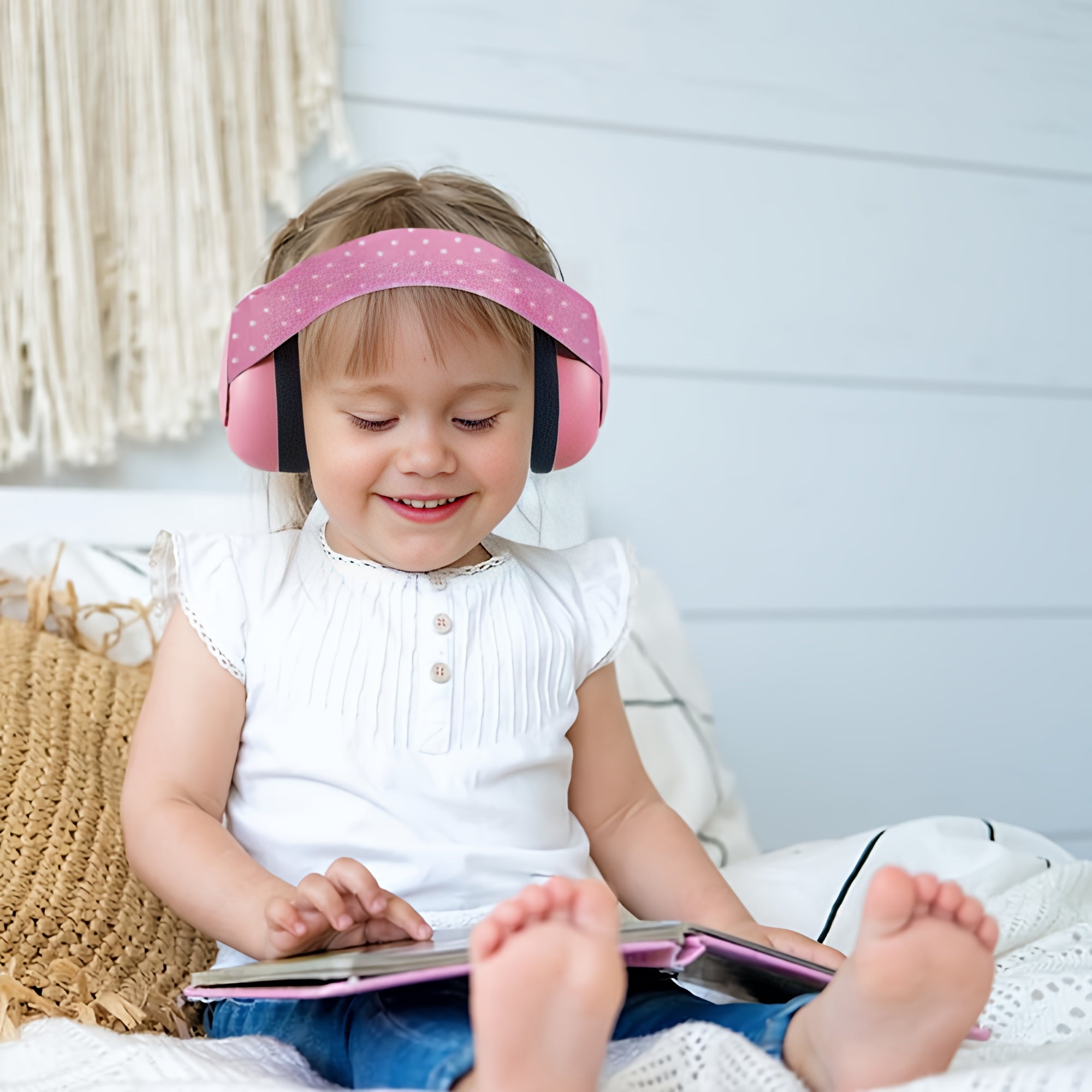 Amazon comfort noise reduction headphones newborn elastic band baby noise earmuffs 2 months baby available
