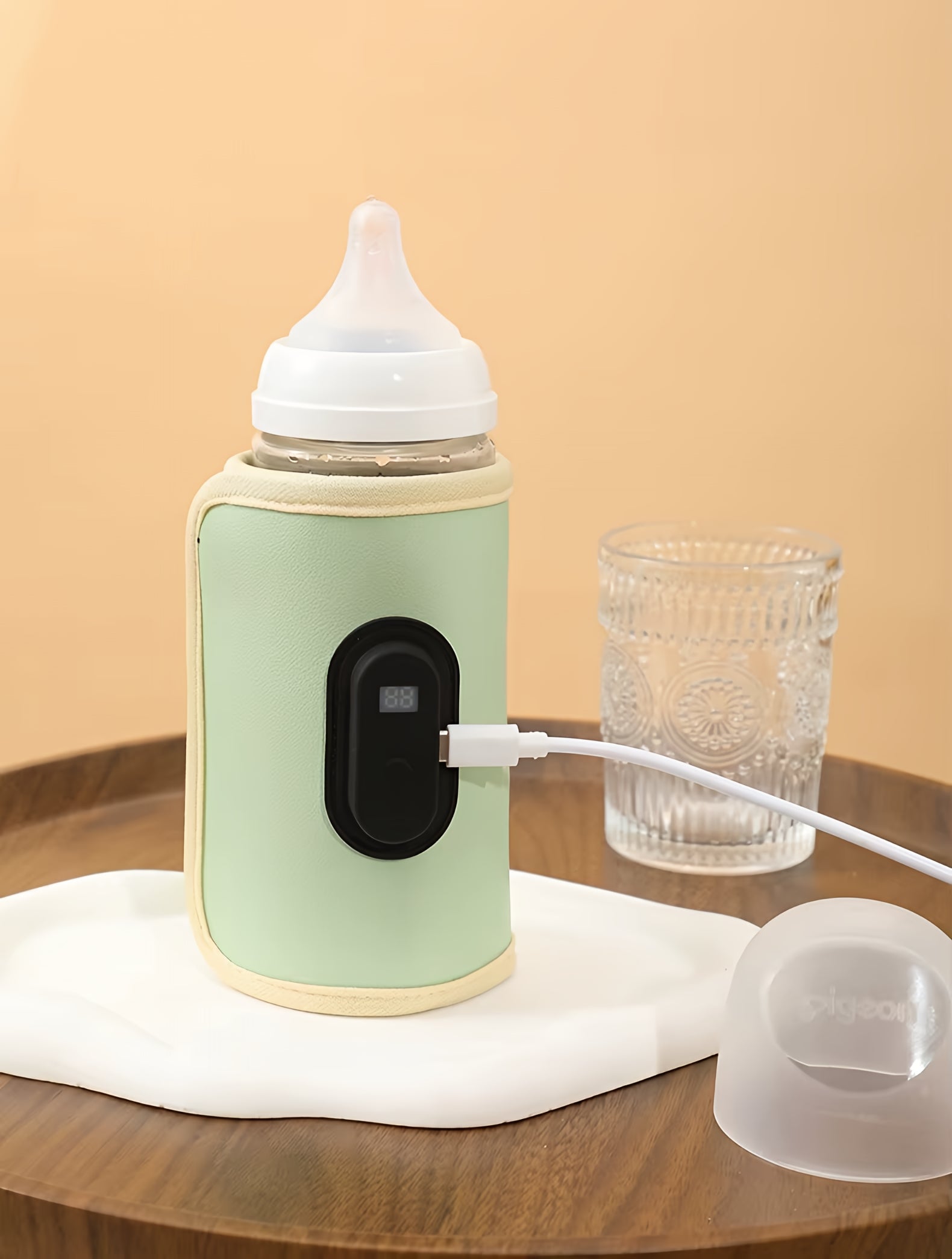 USB Intelligent Temperature Control Portable Milk Bottle Insulation Cover